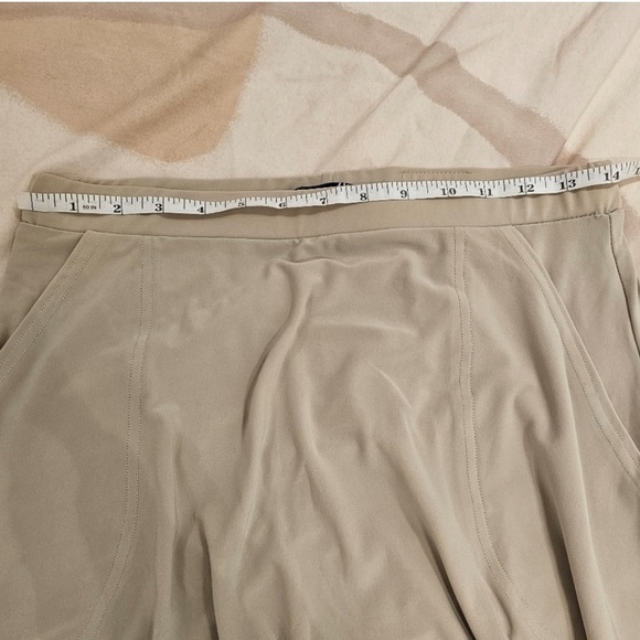 Sympli Stretch Jersey Skirt 10 Stone - Picture 10 of 10